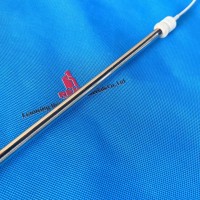 中波半镀金远红外管加热器石英