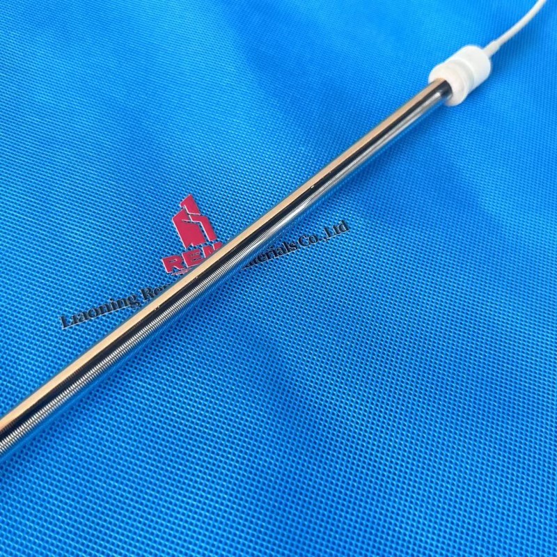 中波半镀金远红外管加热器石英