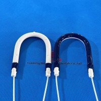 U Shape Half White Ruby Red Quartz Infrared Heating Lamp Element
