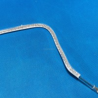 快速中波半镀膜白色红外石英加热灯