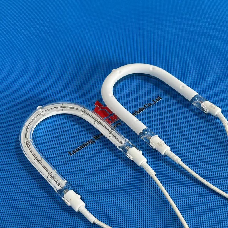 Half White Infrared Heater Lamp Quartz For Drying Curing Coating