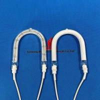 Half White Infrared Heater Lamp Quartz For Drying Curing Coating