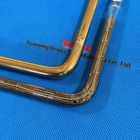 Quartz Ir Heat Lamp With Gold Reflector For Car Manufacturer