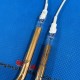 Quartz Ir Heat Lamp With Gold Reflector For Car Manufacturer