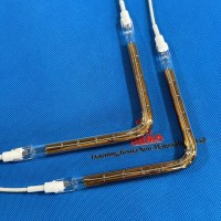 Quartz Ir Heat Lamp With Gold Reflector For Car Manufacturer