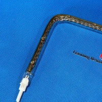 Aquecedor de tubo de quartzo de onda média rápida Lâmpadas IR para rebarbação de plástico