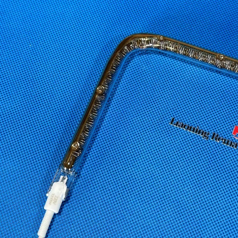 Aquecedor de tubo de quartzo de onda média rápida Lâmpadas IR para rebarbação de plástico