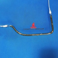 Aquecedor de tubo de quartzo de onda média rápida Lâmpadas IR para rebarbação de plástico