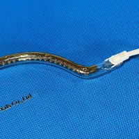 Aquecedor de tubo de quartzo de onda média rápida Lâmpadas IR para rebarbação de plástico