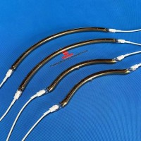 Tubo de calor de quartzo com emissor infravermelho de halogênio para rebarbação de plástico