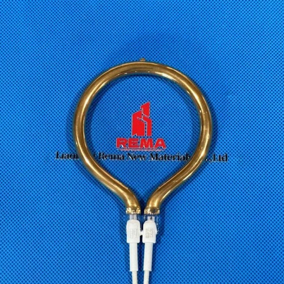 Lâmpada de aquecimento de anel infravermelho de quartzo para formação de vácuo