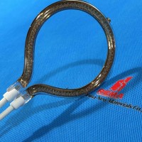 Lâmpada de aquecimento de anel infravermelho de quartzo para formação de vácuo