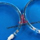 Clear Circular Carbon Fiber Ir Heat Lamps Quartz Element Heater