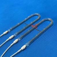 Lâmpadas de cura infravermelha de onda média rápida e transparente