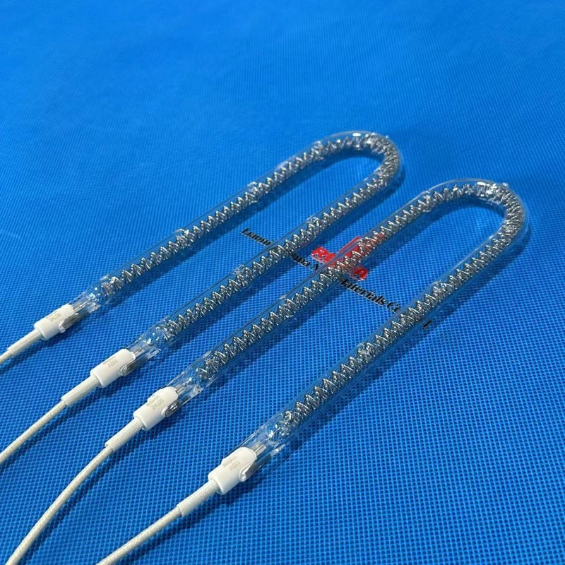 Lâmpadas de cura infravermelha de onda média rápida e transparente