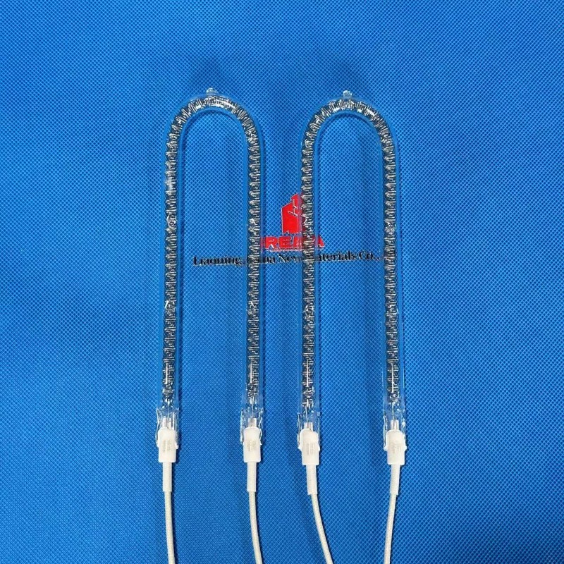 Lâmpadas de cura infravermelha de onda média rápida e transparente
