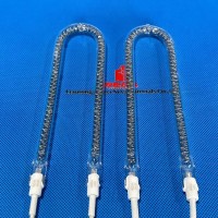 Lâmpadas de cura infravermelha de onda média rápida e transparente