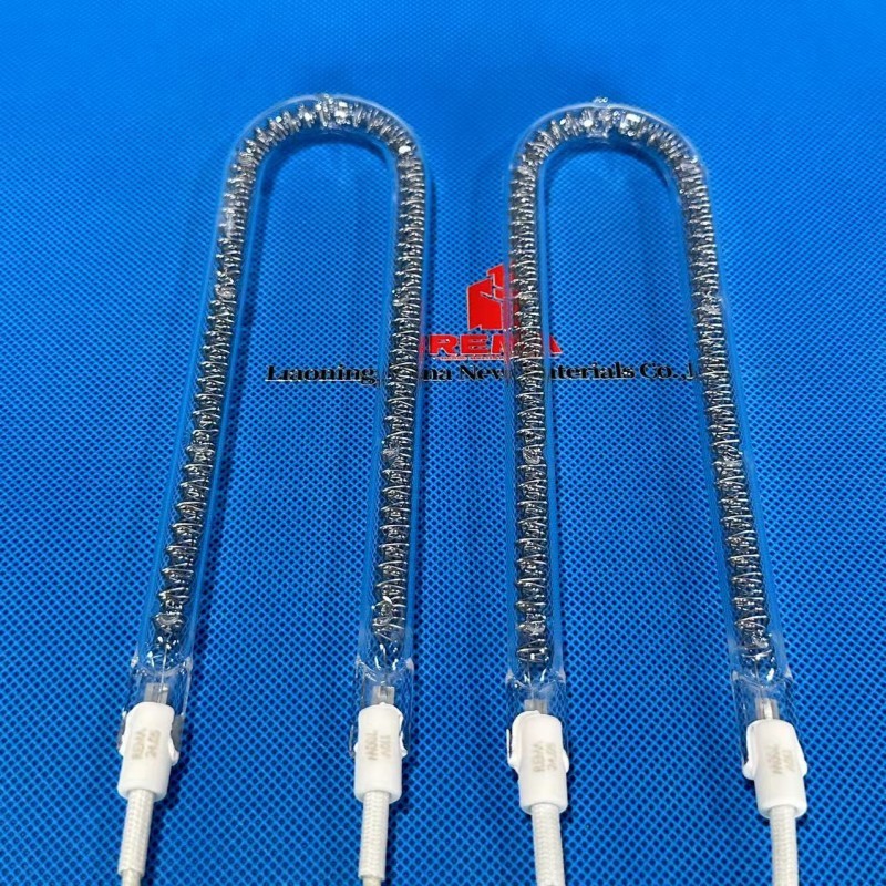 Lâmpadas de cura infravermelha de onda média rápida e transparente