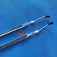 380v 3500w Half White Carbon Filament Quartz IR Heater Lamp