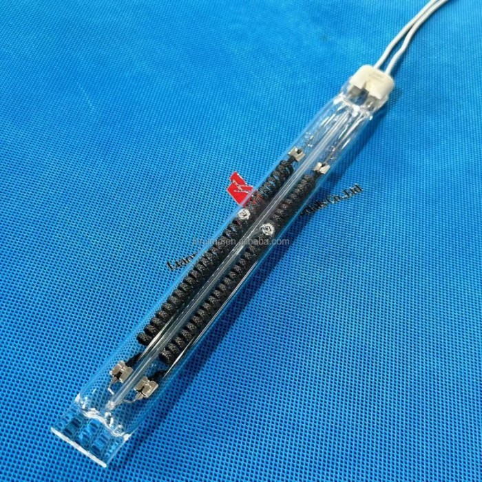 220V 1000W Twin Tube Carbon Fiber Halogen Quartz Lamp