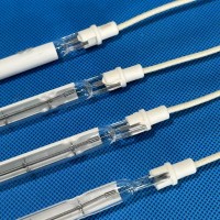 Lâmpada infravermelha de onda curta revestida C30 branca