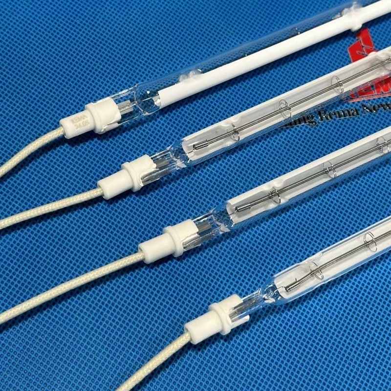 Lâmpada infravermelha de onda curta revestida C30 branca