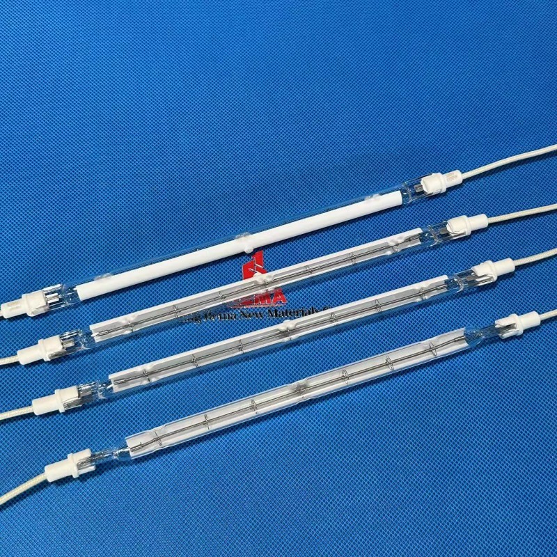 Lâmpada infravermelha de onda curta revestida C30 branca