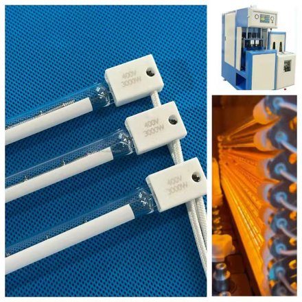 Infrared heating lamp for bottle blowing machine