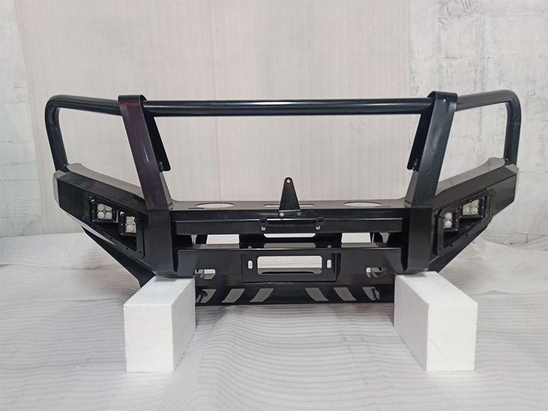 Black Brush Guard Heavy-Duty Iron Front Protection