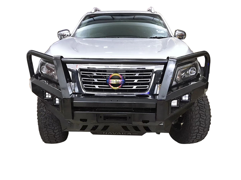 Black Brush Guard Heavy-Duty Iron Front Protection