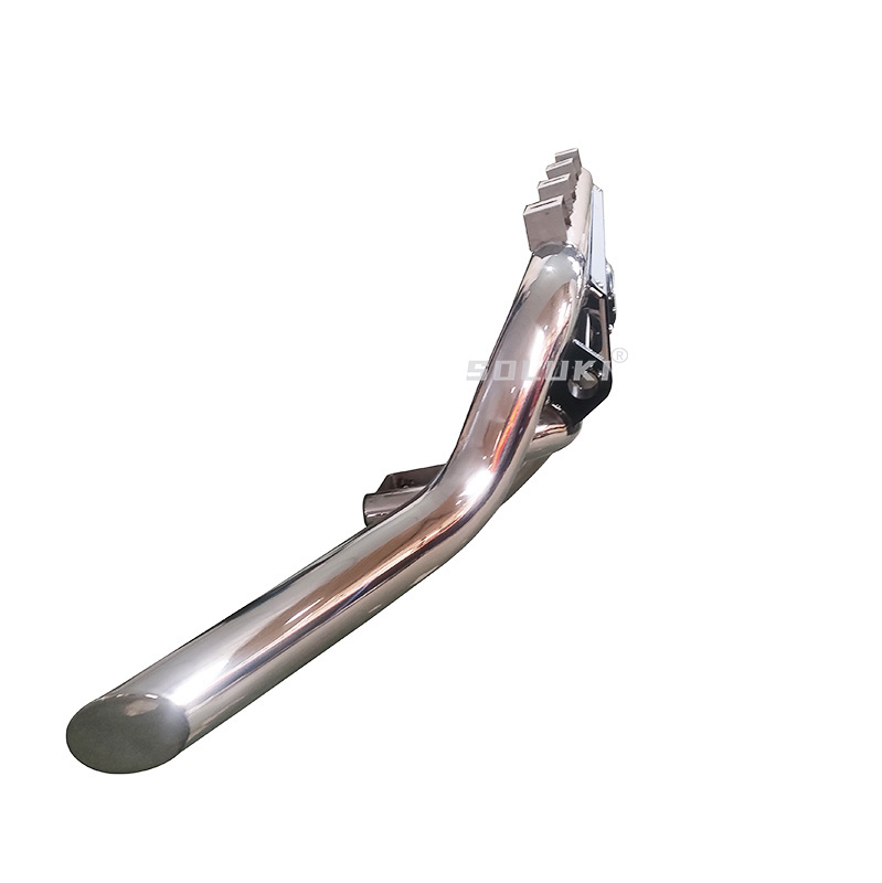 Polished Stainless Steel Bull Bar Fascia With LED Lights