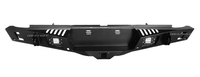 Iron Rear Bumper With LED Light