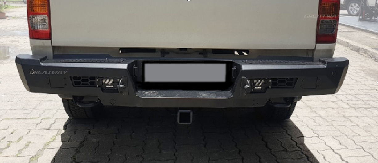 Rear Black Step Bumper Assembly