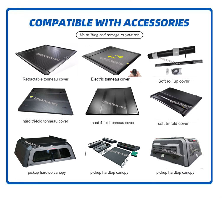 Professional pickup canopy accessories manufacturer
