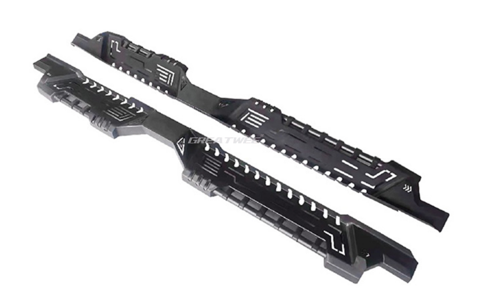 Black Iron Steel Exceed Style Side Steps