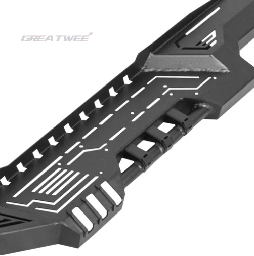 Black Iron Steel Exceed Style Side Steps