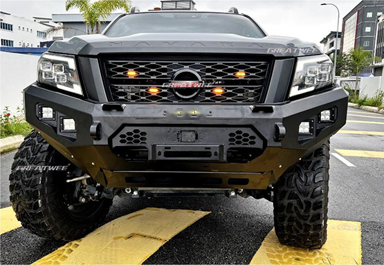 Black Iron Front Bumper