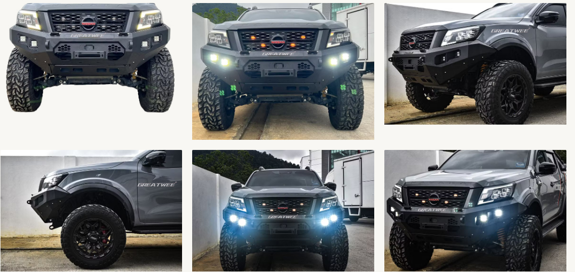 Black Iron Front Bumper