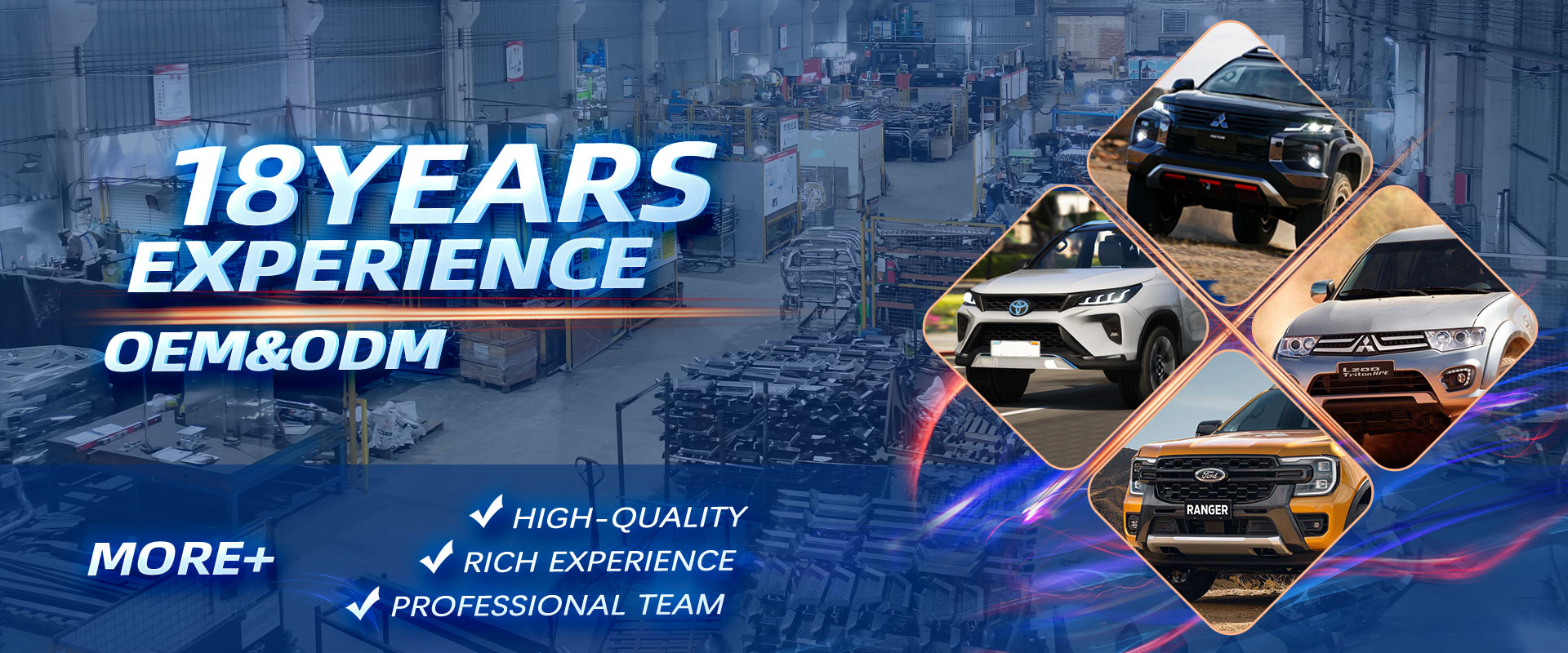 4x4 pickup accessories factory