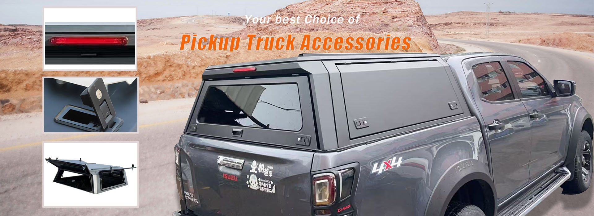 Isuzu D-MAX pickup canopy