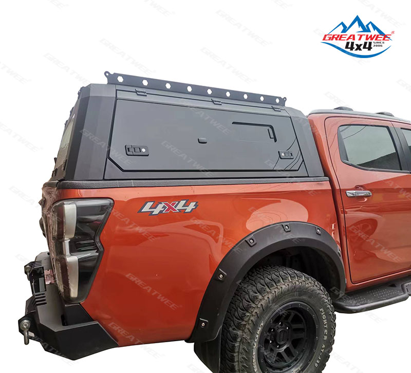 Pickup Canopy with Side Windows for Isuzu D-max | Compact Hard Canopy