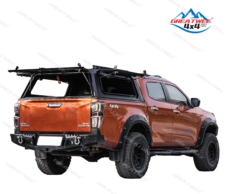 Pickup Canopy with Side Windows for Isuzu D-max | Compact Hard Canopy