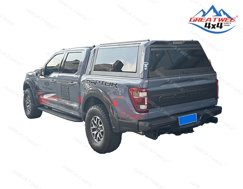 Mitsubishi Triton Pickup Hard Canopy With Side Windows-A Mitsubishi Triton Pickup Hard Canopy With Side Windows-A