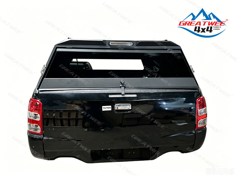 Hard Canopy for Mitsubishi Titon Pickup with Glass Side Windows