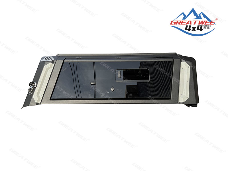 Hard Canopy for Mitsubishi Titon Pickup with Glass Side Windows