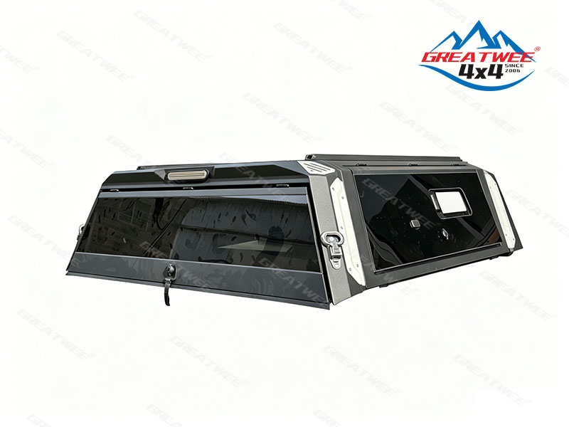 Hard Canopy for Mitsubishi Titon Pickup with Glass Side Windows