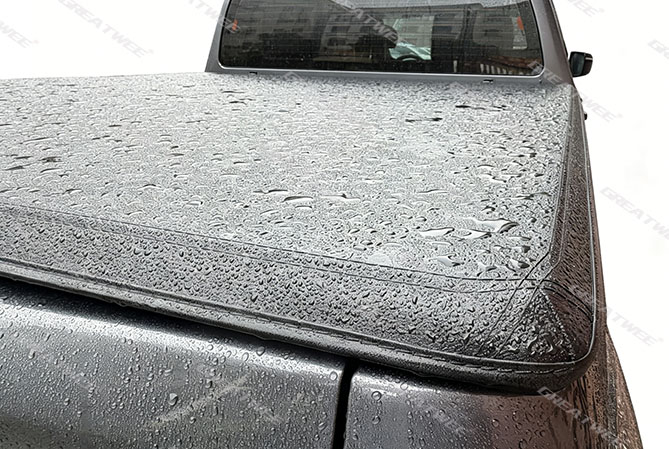 Waterproof PVC Soft Tri-Fold Truck Bed Barrel Cover