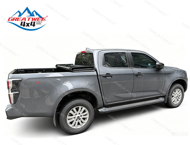 Waterproof PVC Soft Tri-Fold Truck Bed Barrel Cover