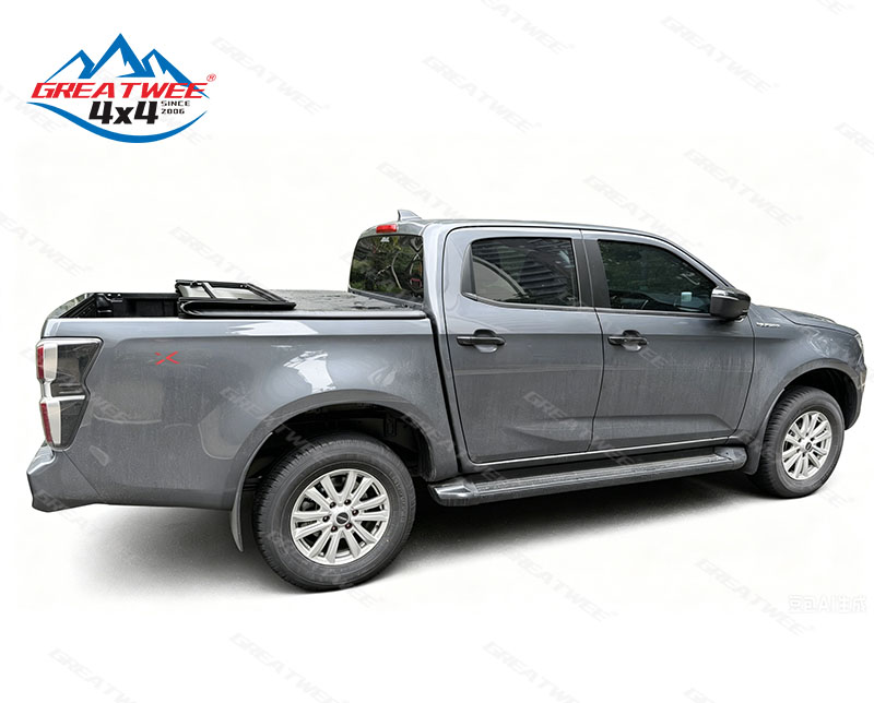 Waterproof PVC Soft Tri-Fold Truck Bed Barrel Cover