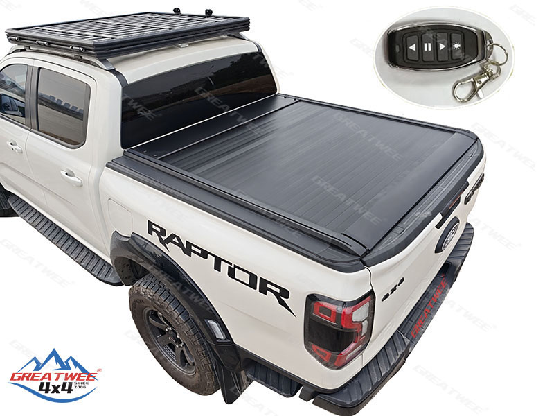 LKW-Abdeckung 4x4 Ford Aluminium-Rolldeckel Elektrische Pickup-Abdeckung LKW-Abdeckung 4x4 Ford Aluminium-Rolldeckel Elektrische Pickup-Abdeckung